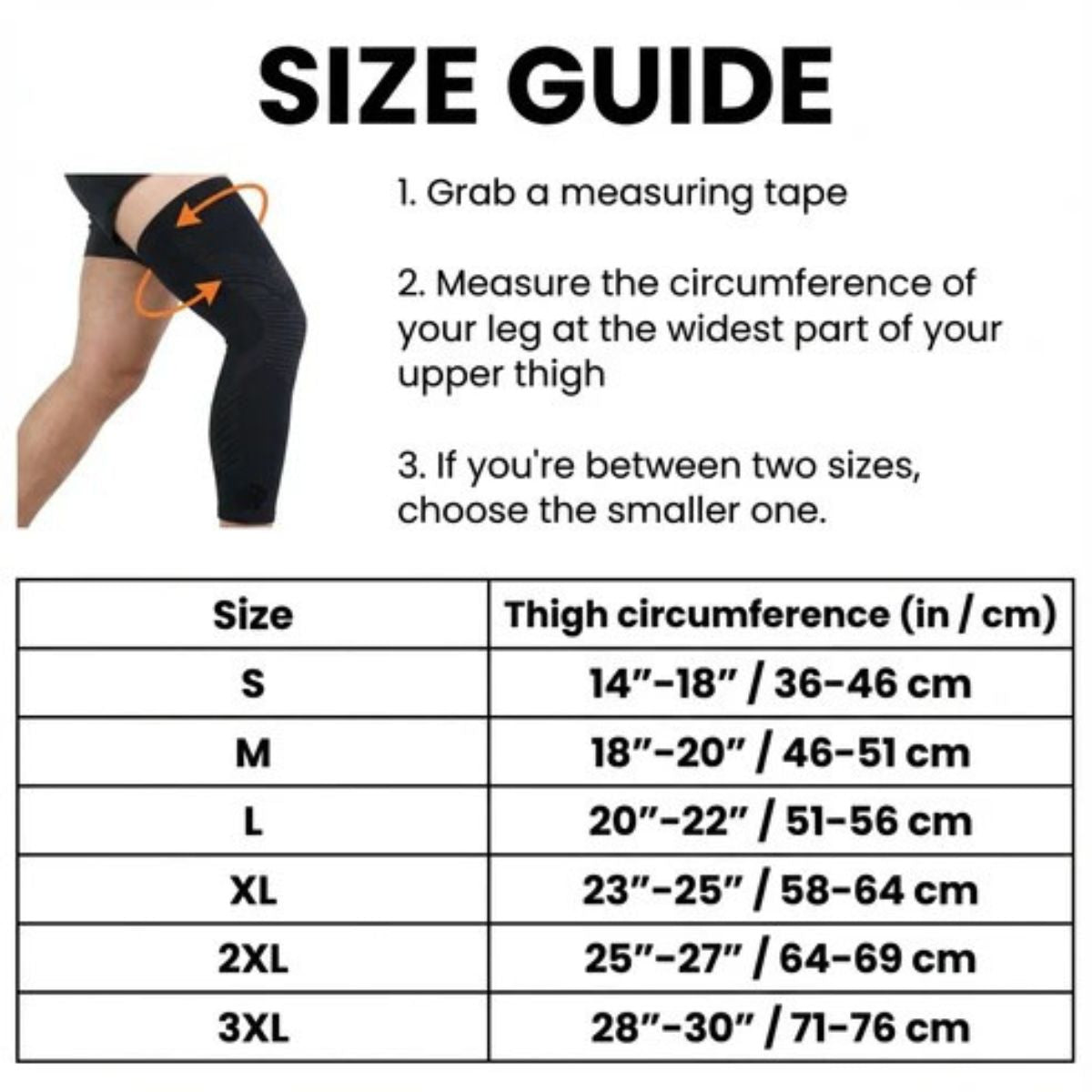 All Court - Size Guide